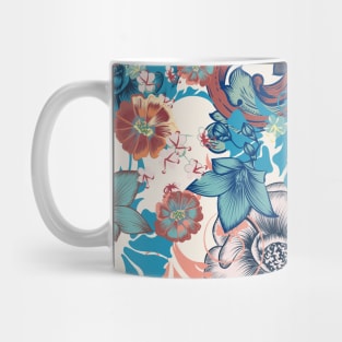 Vintage Pattern of Flowers and Design Ornaments Mug